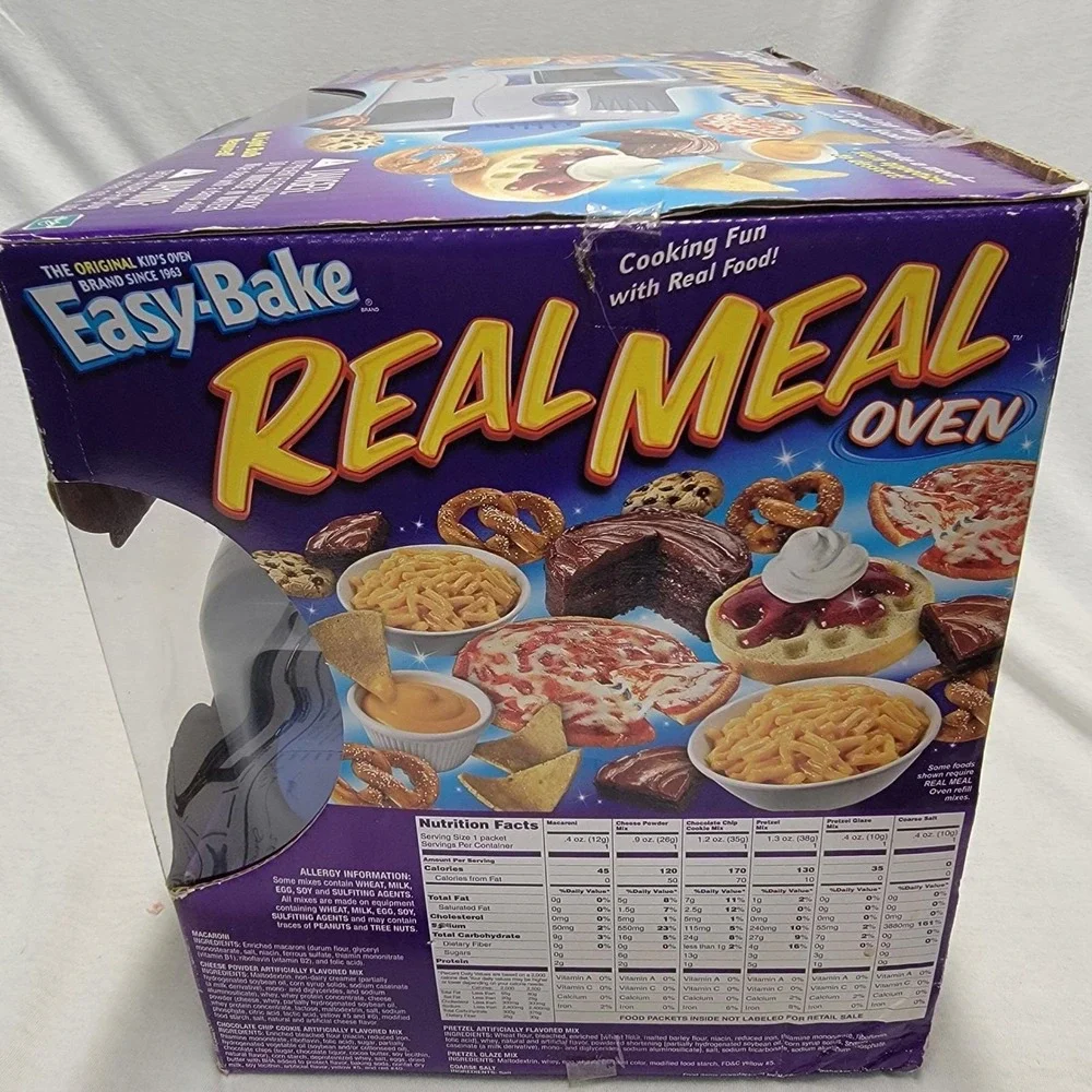 BRAND NEW 2003 Easy Bake Real Meal Oven Real meal Hasbro original‎ y2kpackaging